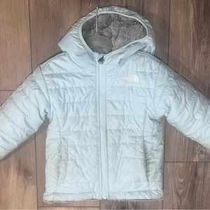 The North Face Mossbud Swirl Reversible Puffer- Heatseeker